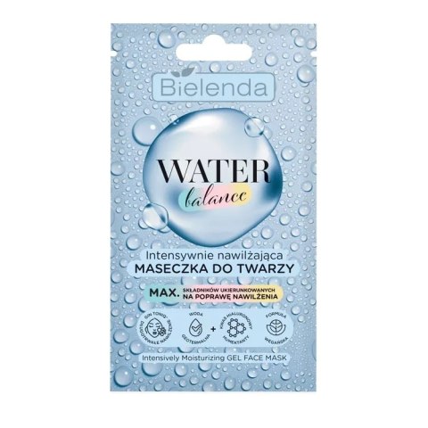 Bielenda Water Balance intensywnie nawilżająca maseczka do twarzy 7g (P1)