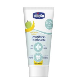 Chicco Toothpaste Pasta do zębów z fluorem 1000ppm o smaku jabłkowo-bananowym 6-24m 50ml (P1)