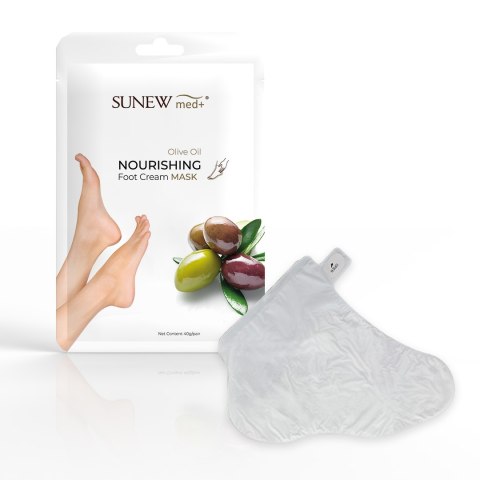 SunewMed+ Nourishing Foot Cream Mask odmładzająca maska do stóp w formie skarpetek Oliwa z Oliwek (P1)