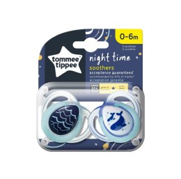 Tommee Tippee Night Time smoczek uspokajający 0-6m 2szt (P1)