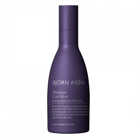 Björn Axén Cool Silver Shampoo szampon redukujący miedziane odcienie do włosów blond i siwych 250ml (P1)