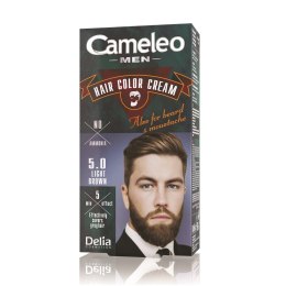 Cameleo Men Hair Color Cream farba do włosów brody i wąsów 5.0 Light Brown 30ml (P1)