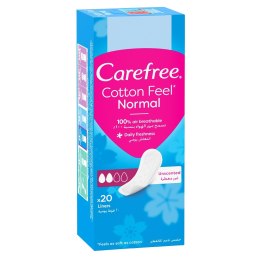 Carefree Cotton Feel Normal wkładki higieniczne nieperfumowane 20szt (P1)