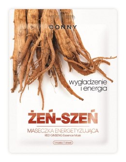 Conny Red Ginseng Essence Mask energetyzująca maseczka w płachcie Żeń-Szeń 23g (P1)