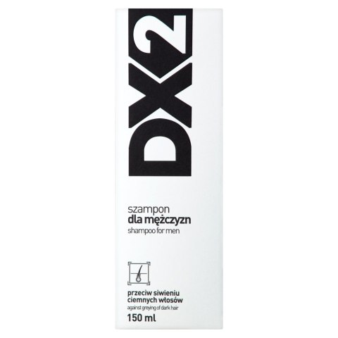 DX2 Szampon dla mężczyzn przeciw siwieniu ciemnych włosów 150ml (P1)