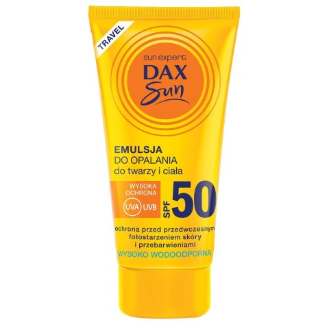 Dax Sun Emulsja do opalania twarzy i ciała SPF50 50ml (P1)