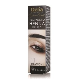 Delia Eyebrow Expert tradycyjna henna do brwi 1.1 Grafit 2g (P1)