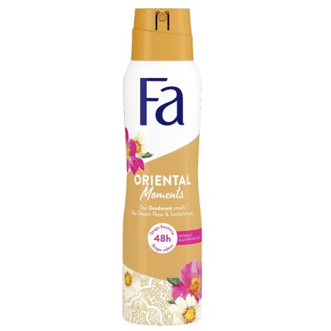 Fa Oriental Moments dezodorant w sprayu o zapachu róży pustynnej i drzewa sandałowego 150ml (P1)