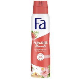 Fa Paradise Moments dezodorant w sprayu o zapachu kwiatu hibiskusa 150ml (P1)