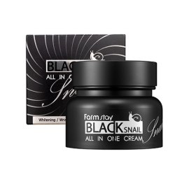 FarmStay Black Snail All in One Cream krem do twarzy all-in ze śluzem czarnego ślimaka 75ml (P1)