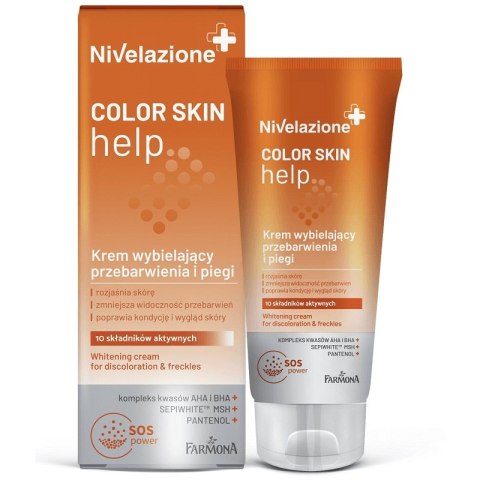 Farmona Nivelazione Color Skin Help kem wybielający przebarwienia i piegi 50ml (P1)