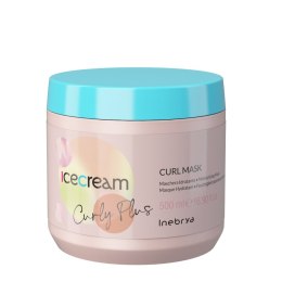 Inebrya Ice Cream Curly Plus nawilżająca maska do włosów kręconych i falowanych 500ml (P1)