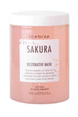 Inebrya Sakura Restorative Mask wzmacniająca maska do włosów 1000ml (P1)