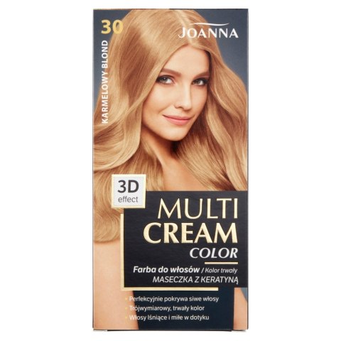 Joanna Multi Cream Color farba do włosów 30 Karmelowy Blond (P1)