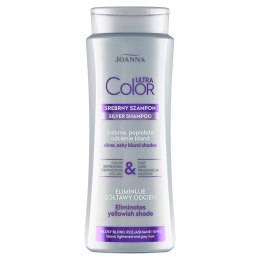 Joanna Ultra Color srebrny szampon do włosów srebrne popielate odcienie blond 400ml (P1)