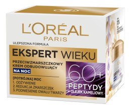 L'Oreal Paris Ekspert Wieku 60+ przeciwzmarszczkowy krem odbudowujący na noc 50ml (P1)