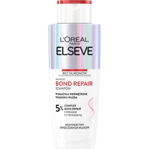 L'Oreal Paris Elseve Bond Repair szampon wzmacniający wewnętrzne wiązania włosa 200ml (P1)