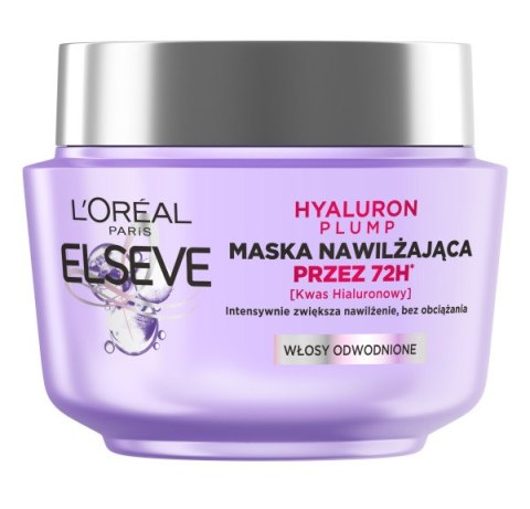 L'Oreal Paris Elseve Hyaluron Plump maska nawilżająca do włosów odwodnionych 300ml (P1)