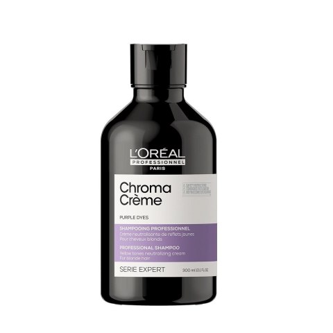 L'Oreal Professionnel Serie Expert Chroma Creme Purple Shampoo kremowy szampon do neutralizacji żółtych tonów na włosach blond 3