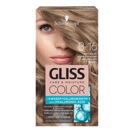 Gliss Color Care Moisture farba do włosów 8-16 Naturalny Popielaty Blond (P1)