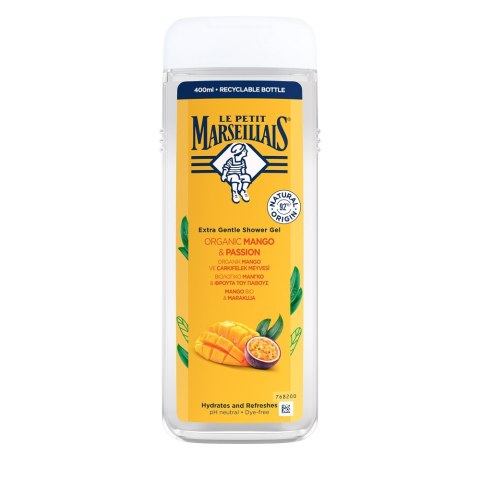 Le Petit Marseillais Kremowy żel pod prysznic Mango Bio Marakuja 400ml (P1)