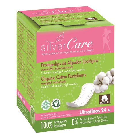 Masmi Silver Care ultracienkie wkładki higieniczne z bawełny organicznej 24szt (P1)