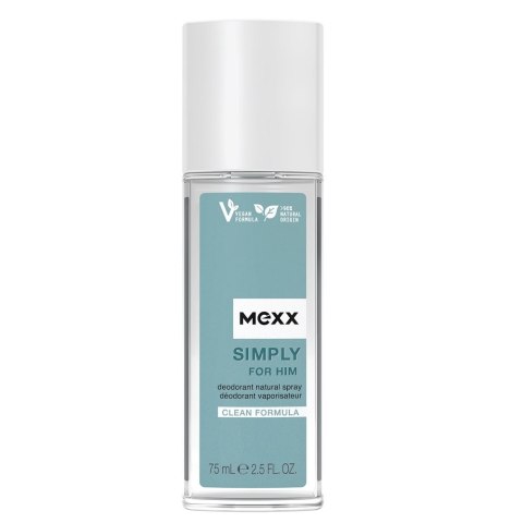 Mexx Simply For Him dezodorant w naturalnym sprayu 75ml (P1)