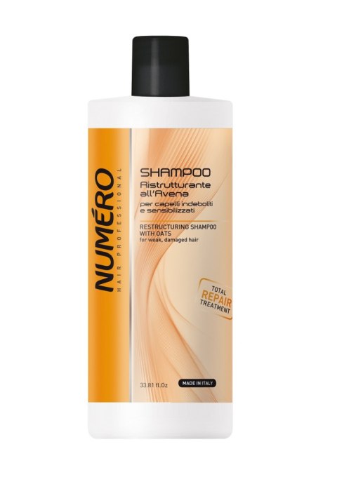 NUMERO Restructuring Shampoo With Oats restrukturyzujący szampon z owsem 1000ml (P1)