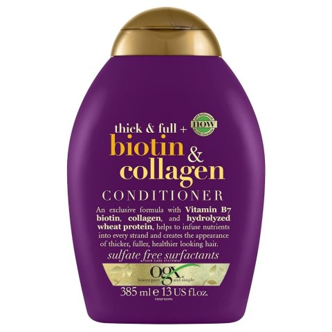 OGX Biotin Collagen Conditioner odżywka do włosów z biotyną i kolagenem 385ml (P1)