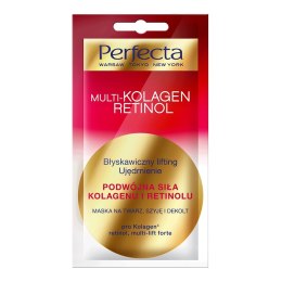 Perfecta Multi-Kolagen Retinol maska na twarz szyję i dekolt 8ml (P1)