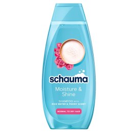 Schauma Moisture Shine szampon do włosów suchych i normalnych z wodą ryżową 400ml (P1)