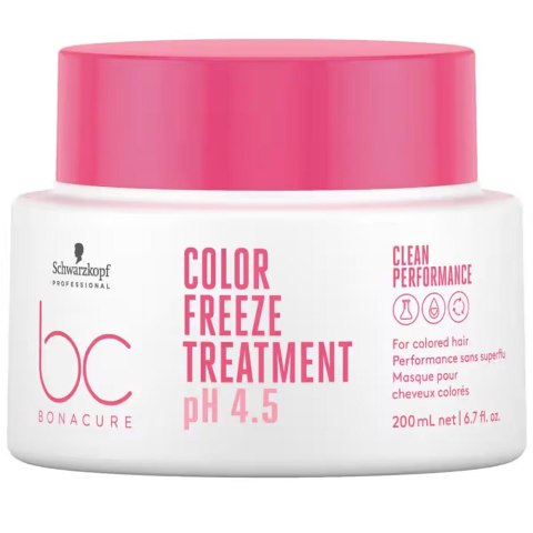 Schwarzkopf Professional BC Bonacure Color Freeze Treatment intensywnie odbudowująca maska do włosów farbowanych 200ml (P1)