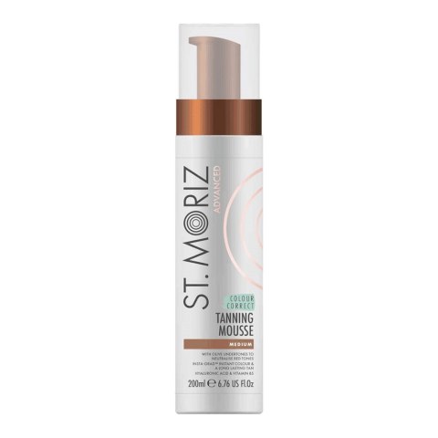 St.Moriz Advanced Pro Colour Correcting Mousse zaawansowany mus do opalania z efektem korekty koloru Medium 200ml (P1)