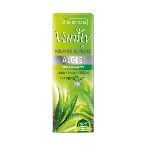 Bielenda Vanity Aloes krem do depilacji dla skóry wrażliwej 100ml (P1)