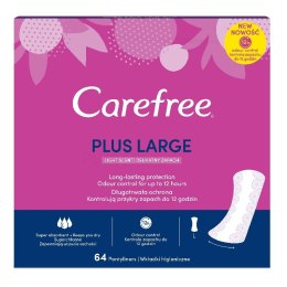 Carefree Plus Large wkładki higieniczne Light Scent 64szt. (P1)