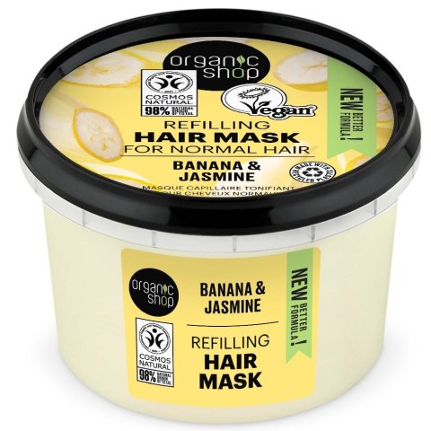 Organic Shop Express Volume Hair Mask maska do włosów zwiększająca objętość Jasmine Jojoba 250ml (P1)