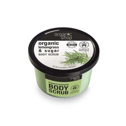 Organic Shop Organic Lemongrass Sugar Body Scrub peeling do ciała o zapachu trawy cytrynowej 250ml (P1)