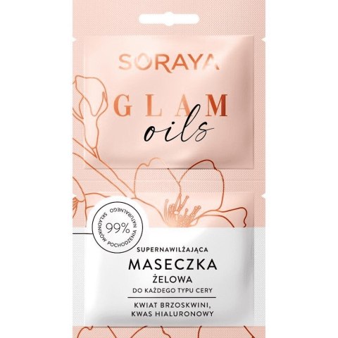 Soraya Glam Oils supernawilżająca maseczka żelowa do każdego typu cery 2x5ml (P1)