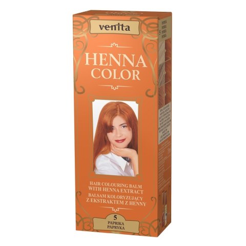 Venita Henna Color balsam koloryzujący z ekstraktem z henny 5 Papryka 75ml (P1)