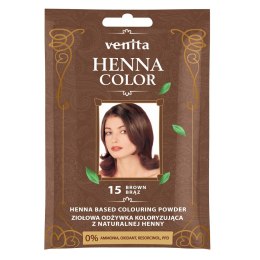 Venita Henna Color ziołowa odżywka koloryzująca z naturalnej henny 15 Brąz (P1)