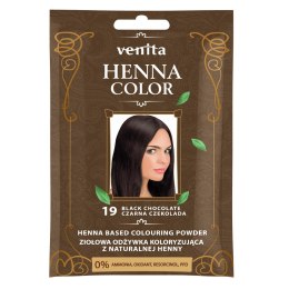 Venita Henna Color ziołowa odżywka koloryzująca z naturalnej henny 19 Czarna Czekolada (P1)