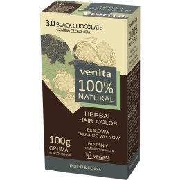 Venita Herbal Hair Color ziołowa farba do włosów 3.0 Czarna Czekolada 100g (P1)