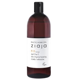 Ziaja Baltic Home Spa Fit żel 3w1 do mycia twarzy ciała i włosów Mango 500ml (P1)