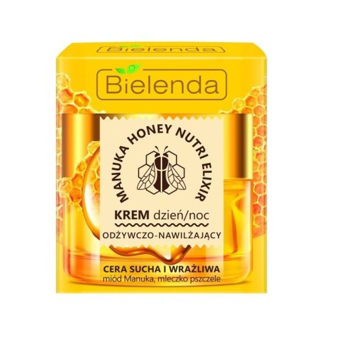 Bielenda Manuka Honey Nutri Elixir odżywczo-nawilżający krem na dzień i na noc cera sucha i wrażliwa 50ml (P1)