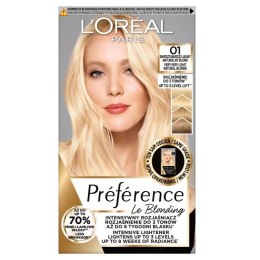 L'Oreal Paris Preference Le Blonding farba do włosów 01 Bardzo Bardzo Jasny Naturalny Blond (P1)