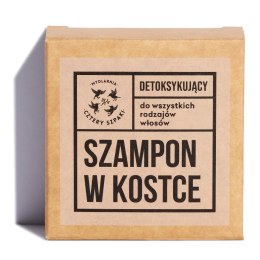 Mydlarnia Cztery Szpaki Szampon detoksykujący do włosów w kostce 75g (P1)