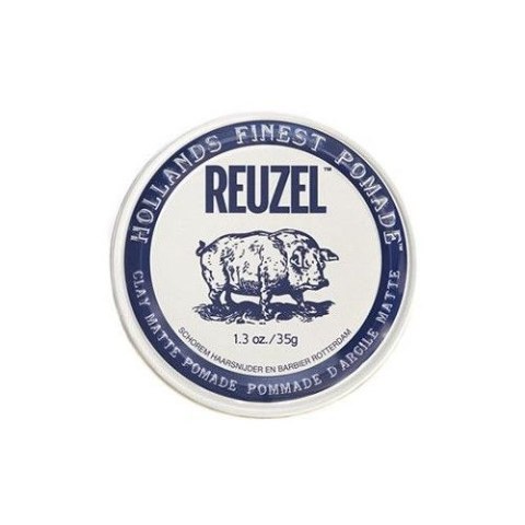 Reuzel Hollands Finest Pomade Clay Matte Pomade matująca glinka do włosów na bazie wody 35g (P1)