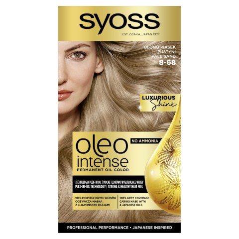 Syoss Oleo Intense farba do włosów trwale koloryzująca z olejkami 8-68 Blond Piasek Pustyni (P1)