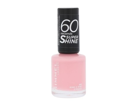 Rimmel London 262 Ring A Ring O´Roses 60 Seconds Super Shine Lakier do paznokci Błyszczący 8 ml (W) (P2)