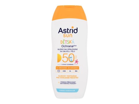 Astrid Sun Kids Face and Body Lotion SPF50 Preparat do opalania ciała Wrażliwa i podrażniona cera 200 ml (K) (P2)